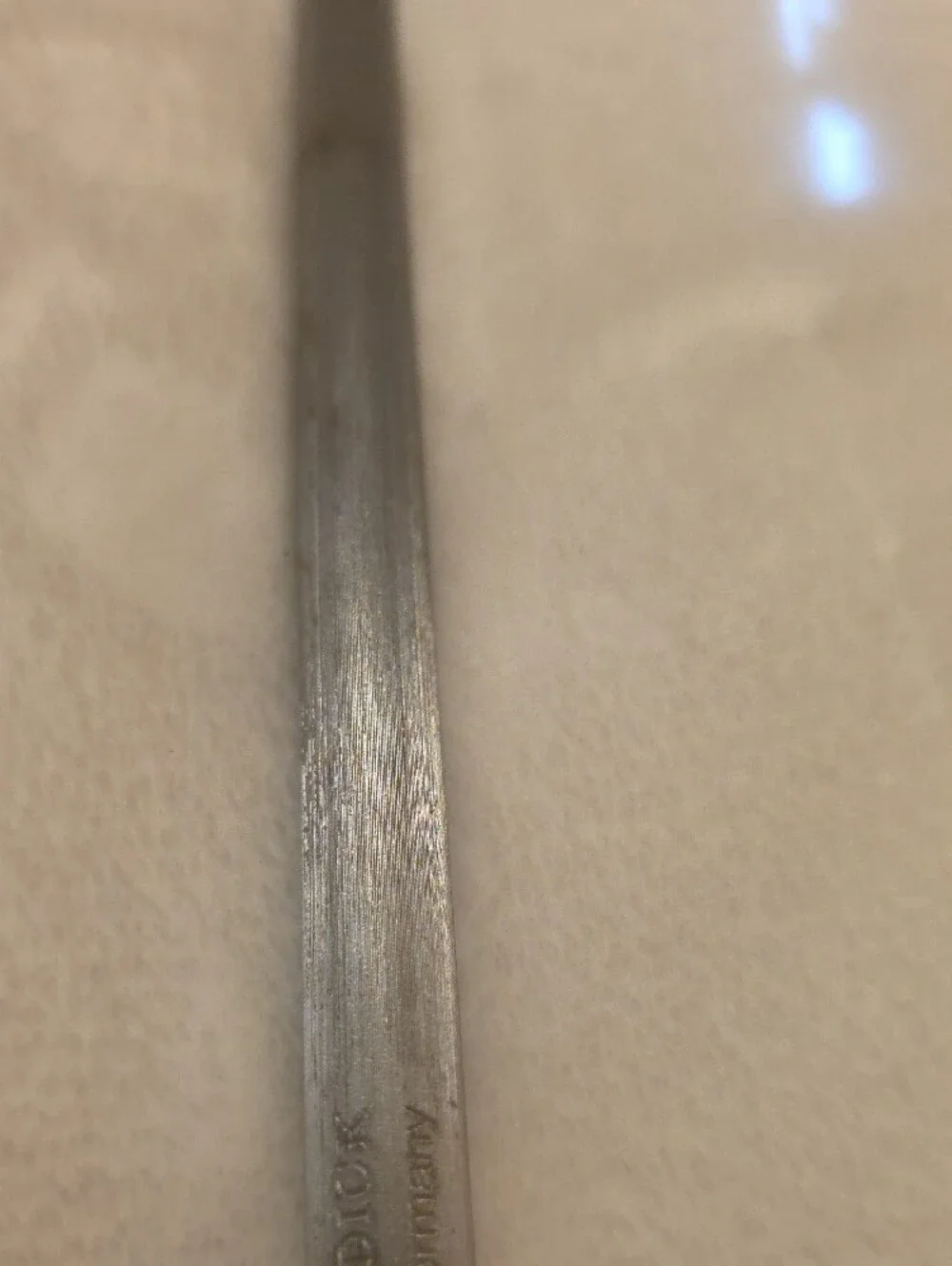 F Dick Knife Honing Steel with Black Handle Made In Germany